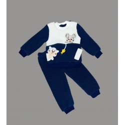 1-2-3 Yaş Sallanan Balık Nakışlı Kuzu Kumaş Sweat Pantolon Uzun Kollu Kız Erkek 2 Li Takımı 1-2-3 Yaş Sallanan Balık Nakışlı Kuzu Kumaş Sweat Pantolon Uzun Kollu Kız Erkek 2 Li Takımı