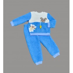 1-2-3 Yaş Sallanan Balık Nakışlı Kuzu Kumaş Sweat Pantolon Uzun Kollu Kız Erkek 2 Li Takımı 1-2-3 Yaş Sallanan Balık Nakışlı Kuzu Kumaş Sweat Pantolon Uzun Kollu Kız Erkek 2 Li Takımı