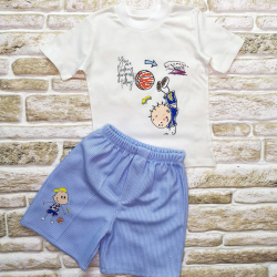 1-2-3 Yaş Topçu Erkek Çocuk Baskılı Şortlu Kısa Kollu Tişört 2li Erkek Bebek Takımı 1-2-3 Yaş Topçu Erkek Çocuk Baskılı Şortlu Kısa Kollu Tişört 2li Erkek Bebek Takımı