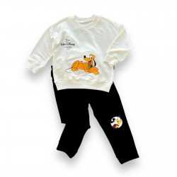 6-9-12-18 Ay Köpek Baskılı Pamuk Penye Kumaş Erkek Bebek Takımı 6-9-12-18 Ay Köpek Baskılı Pamuk Penye Kumaş Erkek Bebek Takımı