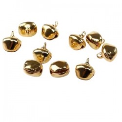 Amigurimi Mini Çan Altın Renk Çan 5li