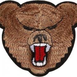 Aplike Ütü İle Yapışan Ayı Arma 4x5 Cm Aplike Ütü İle Yapışan Ayı Arma 4x5 Cm