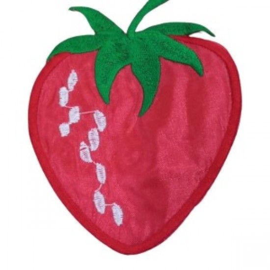 Aplike Ütü İle Yapışan Çilek Desen