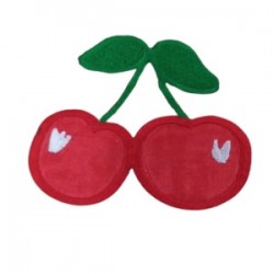 Aplike Ütü İle Yapışan Kiraz Desen Aplike Ütü İle Yapışan Kiraz Desen