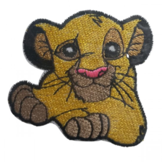 Aplike Ütü İle Yapışan Küçük Kaplan Arma 3x4 Cm