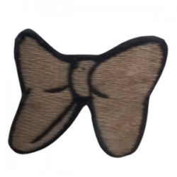 Aplike Ütü İle Yapışan Küçük Kelebek Kahverengi Arma 3x2 Cm Aplike Ütü İle Yapışan Küçük Kelebek Kahverengi Arma 3x2 Cm