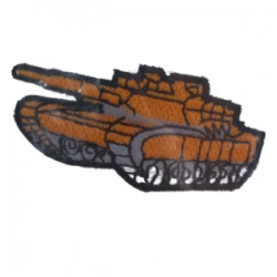 Aplike Ütü İle Yapışan Tank Turuncu Arma 4x3 Cm Aplike Ütü İle Yapışan Tank Turuncu Arma 4x3 Cm