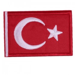 Aplike Ütü İle Yapışan Türk Bayrağı Dikdörtgen Arma 6x4 Cm Aplike Ütü İle Yapışan Türk Bayrağı Dikdörtgen Arma 6x4 Cm