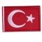 Aplike Ütü İle Yapışan Türk Bayrağı Dikdörtgen Arma 6x4 Cm