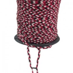 Bileklik İpi, Hediye Paketleme İpi, Şans, Bereket, Aşk, Şifa, Güç 10 Mm Pamuk  10 Metre Kırmızı