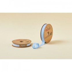 Biye Büyük Puanlı Katlı A12 Mavi 2 Cm 25 Metre %65 Koton %35 Polyester