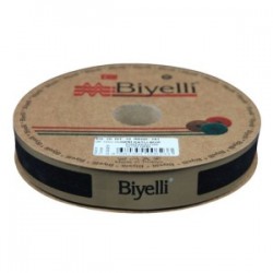 Biye Deri Katlı 751 Siyah 2 Cm 10 Metre %100 Polyester