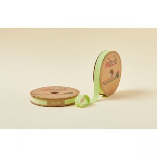 Biye Koton Katlı D31 Fıstık Yeşili 2 Cm 25 Metre %65 Koton %35 Polyester