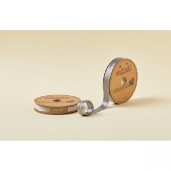 Biye Saten Katlı 011 Açık Gri 2 Cm 25 Metre %100 Polyester