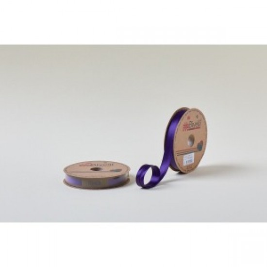 Biye Saten Katlı 019 Koyu Mor 2 Cm 25 Metre %100 Polyester