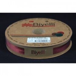 Biye Saten Katlı 059 Koyu Kiremit 2 Cm 25 Metre %100 Polyester