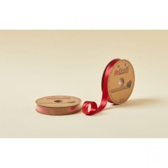 Biye Saten Katlı 077 Açık Bordo 2 Cm 25 Metre %100 Polyester