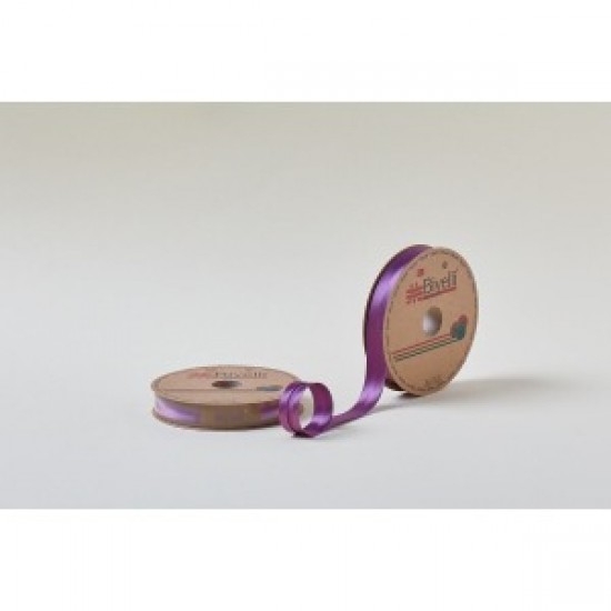 Biye Saten Katlı 083 Mürdüm 2 Cm 25 Metre %100 Polyester