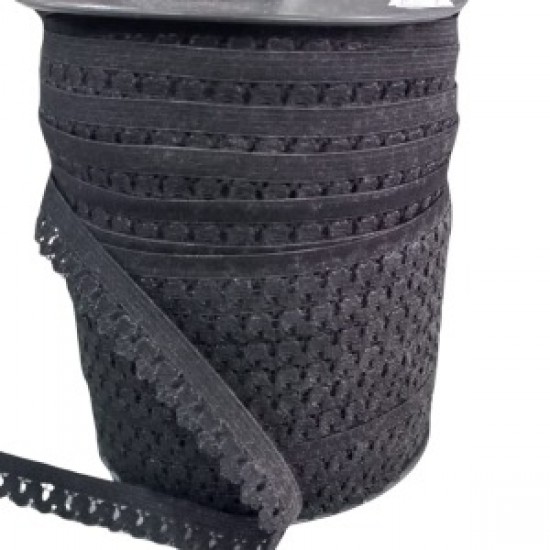 Çamaşır Askısı Şerit En 1 Cm Siyah 1 Metre