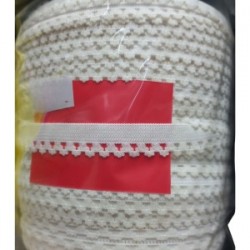 Çamaşır Lastiği Dantelli 1 Cm 75 Metre 1 Top Beyaz 2. Model Çamaşır Lastiği Dantelli 1 Cm 75 Metre 1 Top Beyaz 2. Model