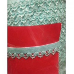 Çamaşır Lastiği Dantelli 1 Cm 75 Metre 1 Top Su Yeşili Çamaşır Lastiği Dantelli 1 Cm 75 Metre 1 Top Su Yeşili