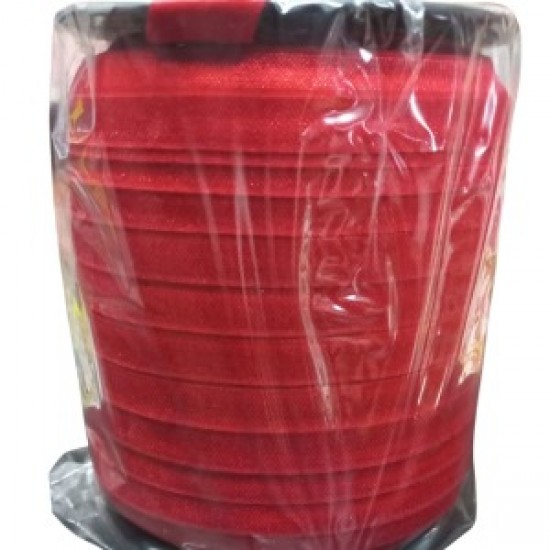 Çamaşır Lastiği Düz 1 Cm  1 Metre Kırmızı