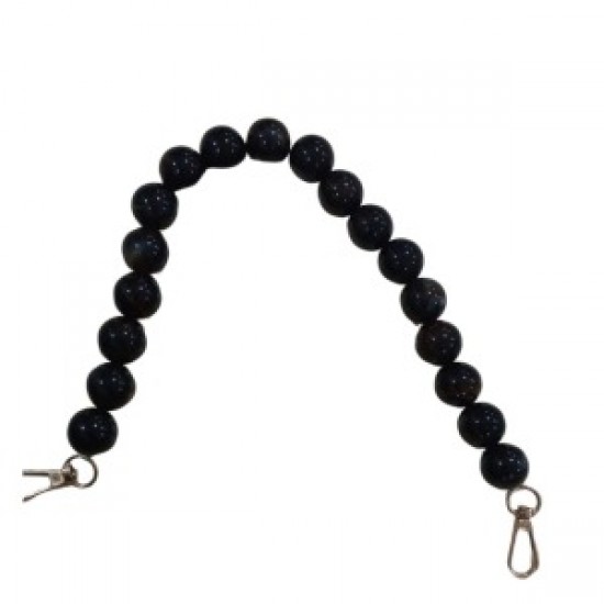 Çanta Askısı 40 Cm Akrilik Yuvarlak Kahverengi