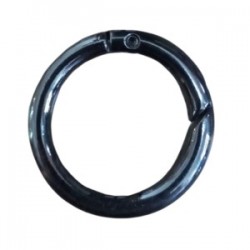 Çanta Halkası Yuvarlak 3 Cm Siyah Çanta Halkası Yuvarlak 3 Cm Siyah