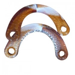 Çanta Sapı Ay Model Kahverengi-beyaz 20 Cm Çanta Sapı Ay Model Kahverengi-beyaz 20 Cm