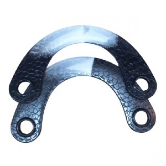 Çanta Sapı Ay Model Siyah Desenli 20 Cm