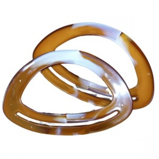 Çanta Sapı Oval Kahverengi 18 Cm