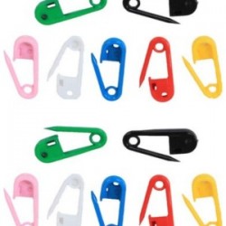 Çengelli İğne Plastik Renkli 10 Adet 2 Cm Çengelli İğne Plastik Renkli 10 Adet 2 Cm