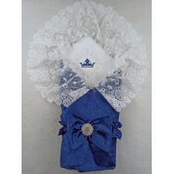 Yenidoğan Saray Kadife Taç Nakışlı İnci Fiyonklu Dantel Duvak Trilüks Kundak Bebek Battaniye Yenidoğan Saray Kadife Taç Nakışlı İnci Fiyonklu Dantel Duvak Trilüks Kundak Bebek Battaniye