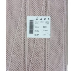 Dantel Polyester Güpür Bant Pudra 15 Metre En 3 Cm On-1651-pu Dantel Polyester Güpür Bant Pudra 15 Metre En 3 Cm On-1651-pu