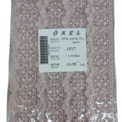 Dantel Polyester Sanal Tül Bant Y.pudra 14,50 Metre En 3 Cm On-1517-pu Dantel Polyester Sanal Tül Bant Y.pudra 14,50 Metre En 3 Cm On-1517-pu