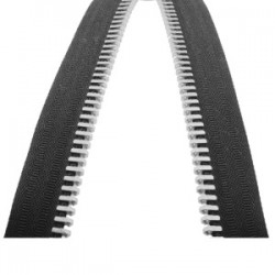 Demir Dişli Çanta Fermuarı En 3 Cm Gri Demir Dişli Çanta Fermuarı En 3 Cm Gri