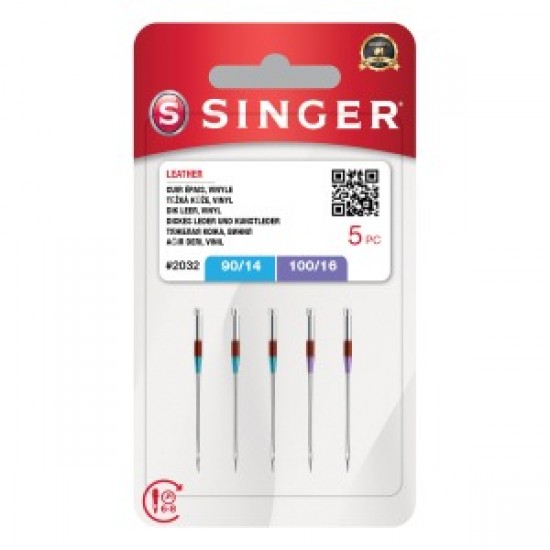 Deri İğnesi Karışık (5li Blister)(3x14, 2x16 No.)