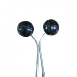 Eşarp Klipsi Top Model Simli Siyah 1 Adet Eşarp Klipsi Top Model Simli Siyah 1 Adet