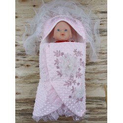 Yenidoğan Topçikli Gül Bahçesi Tül Örtülü Kız Erkek Bebek Klasik Kundak Bebek Battaniyesi Yenidoğan Topçikli Gül Bahçesi Tül Örtülü Kız Erkek Bebek Klasik Kundak Bebek Battaniyesi