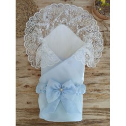 Yenidoğan Kumru İnci Fiyonk Kristal Parlak Duvaklı Kundak Bebek Battaniyesi Yenidoğan Kumru İnci Fiyonk Kristal Parlak Duvaklı Kundak Bebek Battaniyesi