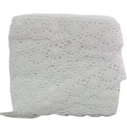 Kopanaki Dantel En 5 Cm Badem Model Beyaz 1 Metre Kopanaki Dantel En 5 Cm Badem Model Beyaz 1 Metre
