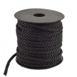 Kordon İp 5 Mm Siyah Kordon İp 5 Mm Siyah