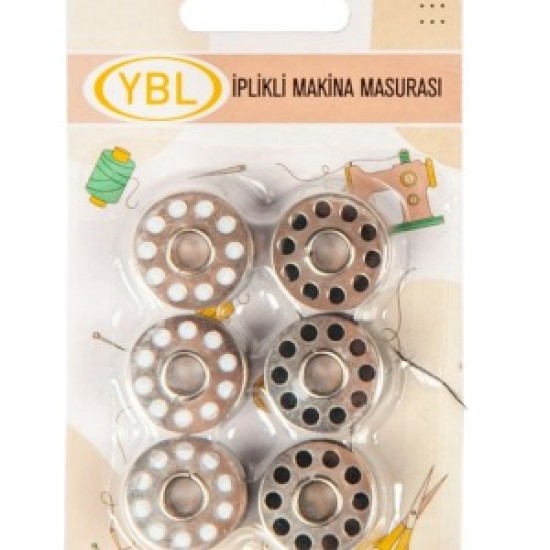 Makine Masurası İplikli Siyah-beyaz 6lı