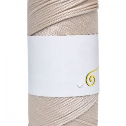 Makrome İpi 3mm Polyester Bej Makrome İpi 3mm Polyester Bej