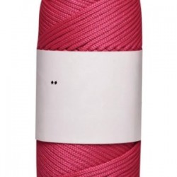 Makrome İpi 3mm Polyester Fuşya Makrome İpi 3mm Polyester Fuşya