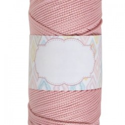Makrome İpi 3mm Polyester Açık Pembe Makrome İpi 3mm Polyester Açık Pembe