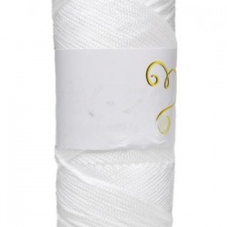 Makrome İpi 3mm Polyester Beyaz Makrome İpi 3mm Polyester Beyaz