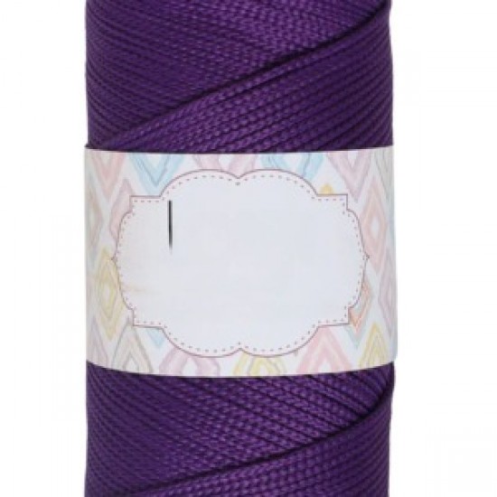 Makrome İpi 3mm Polyester Koyu Mor