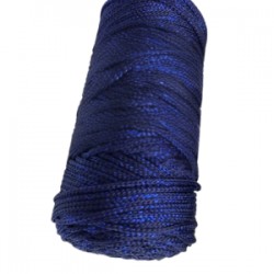 Makrome İpi 3mm Polyester Lacivert Simli Makrome İpi 3mm Polyester Lacivert Simli