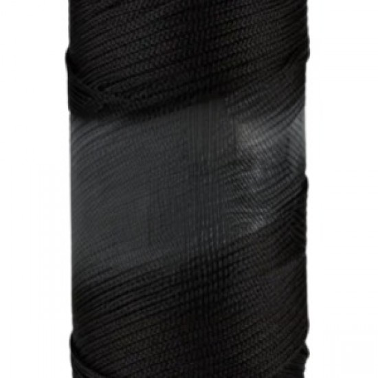 Makrome İpi 3mm Polyester Siyah